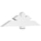 Ekena Millwork Kennewick Architectural Grade PVC Gable Bracket, 60"W x 15"H x 4"D x 6"F, 6/12 Pitch GBP060X15X0406KEN00 - alternate 1